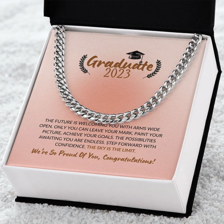 Graduate 2023 - Congratulations - Cuban Link Chain