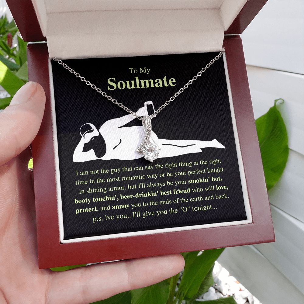 To My Soulmate - Best Friend - Stunning Necklace with Message Card