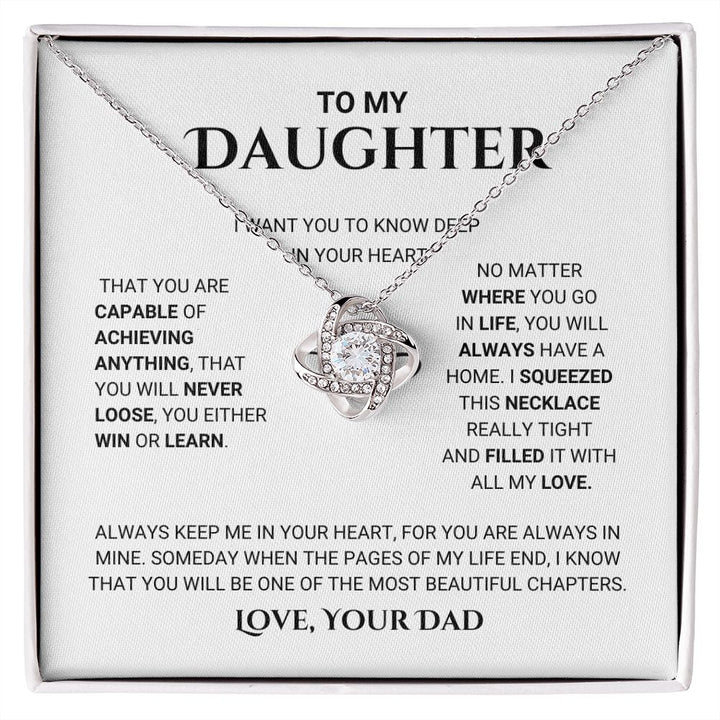 Daughter - Most Beautiful Chapters - Love Knot Necklace
