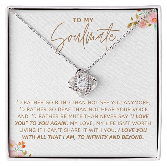 Soulmate - Infinity And Beyond - Love Knot Necklace
