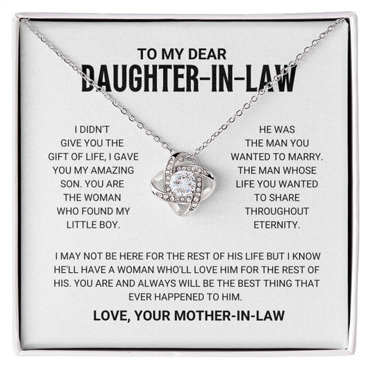 Daughter In Law - Best Thing - Love Knot Necklace