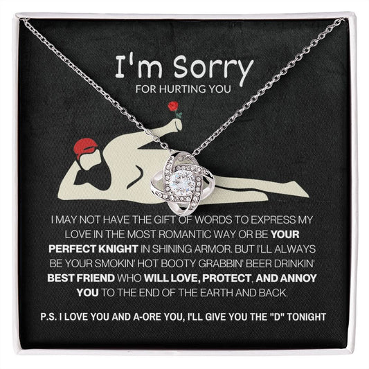 Soulmate - I'm Sorry - Love Knot Necklace