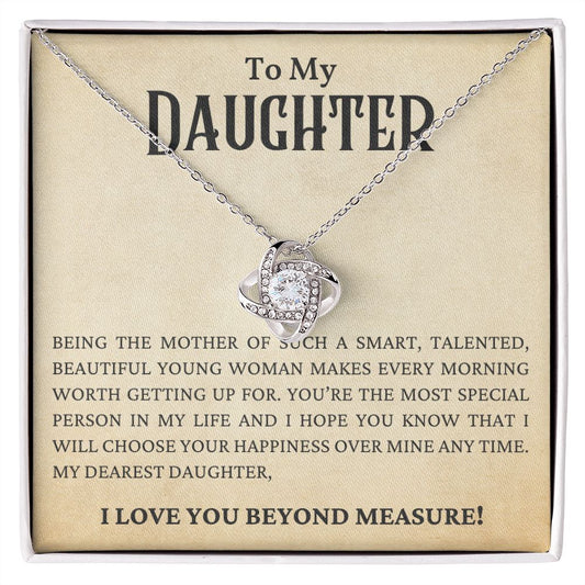 Daughter - Beyond Measure - Love Knot Necklace