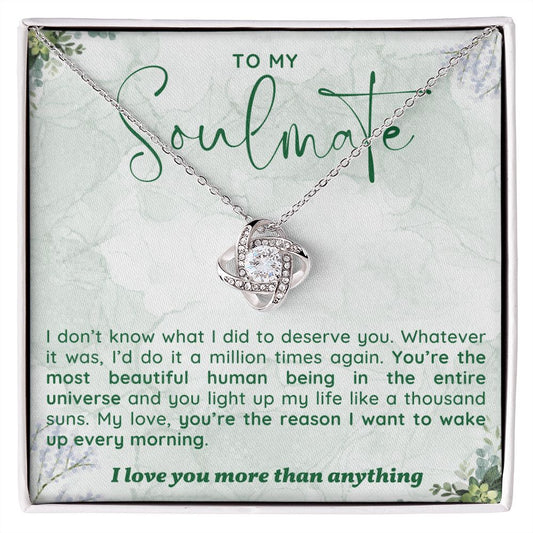 Soulmate - The Reason - Love Knot Necklace