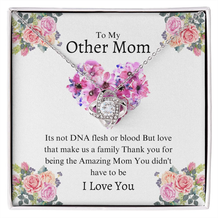 To My Other Mom - Thank You - Love Knot Necklace