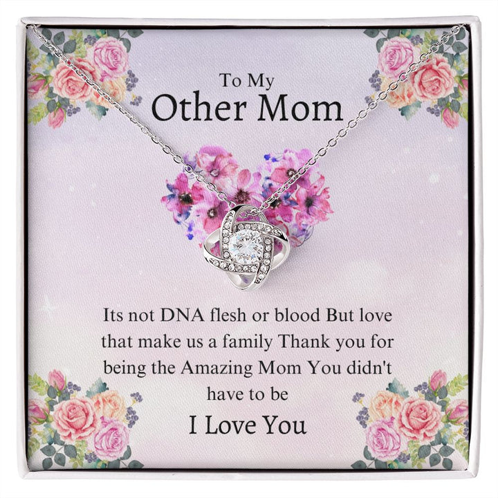 To My Other Mom - Thank You - Love Knot Necklace