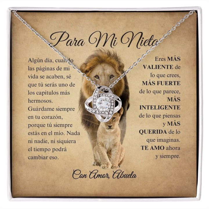 Para Mi Nieta - Capítulos Más Hermosos - Love Knot Necklace