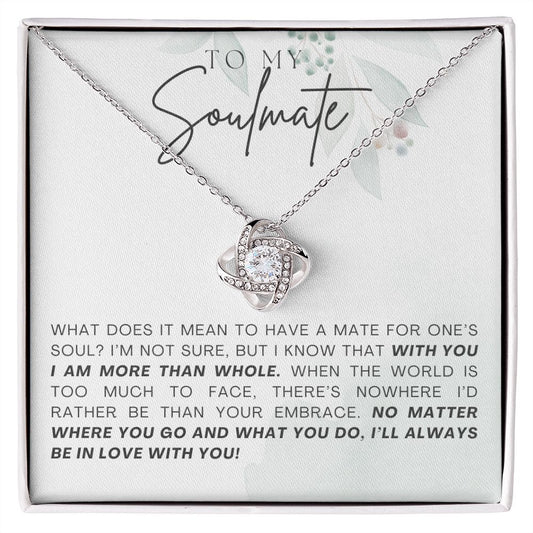 Soulmate - Be In Love - Love Knot Necklace