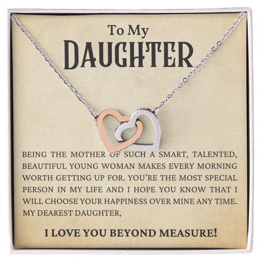 Daughter - Beyond Measure - Interlocking Hearts Necklace