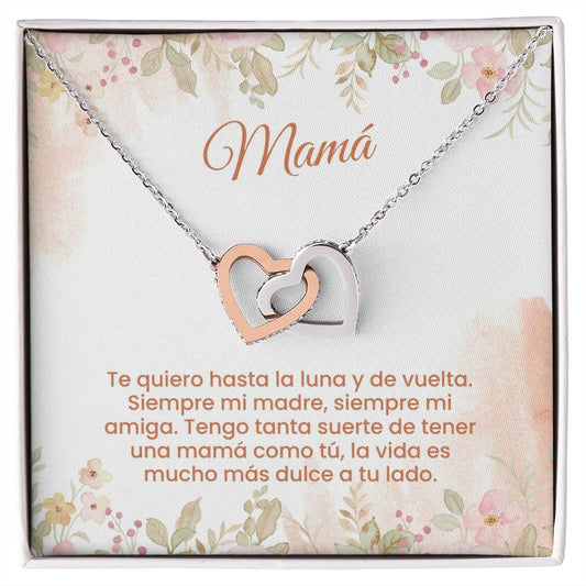 Mama - Interlocking Hearts Necklace