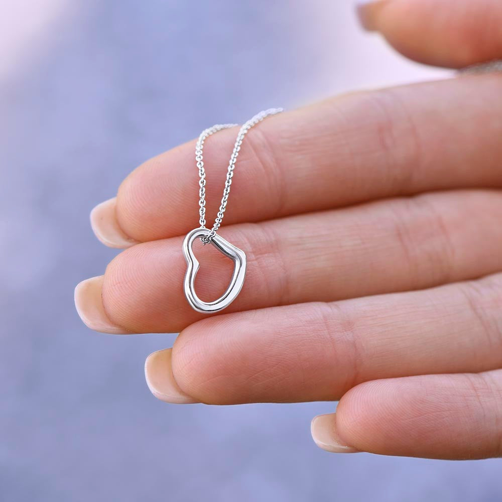 Soulmate - Missing Piece - Delicate Heart Necklace
