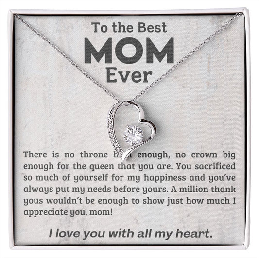 Mom - A Million Thank Yous - Forever Love Necklace