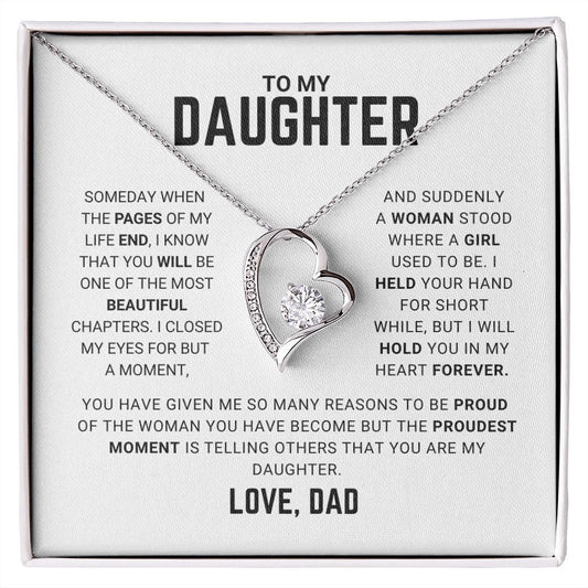 Daughter - Proudest Moment - Forever Love Necklace