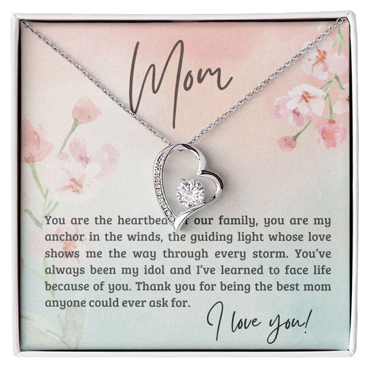 Mom - Heartbeat - Forever Love Necklace