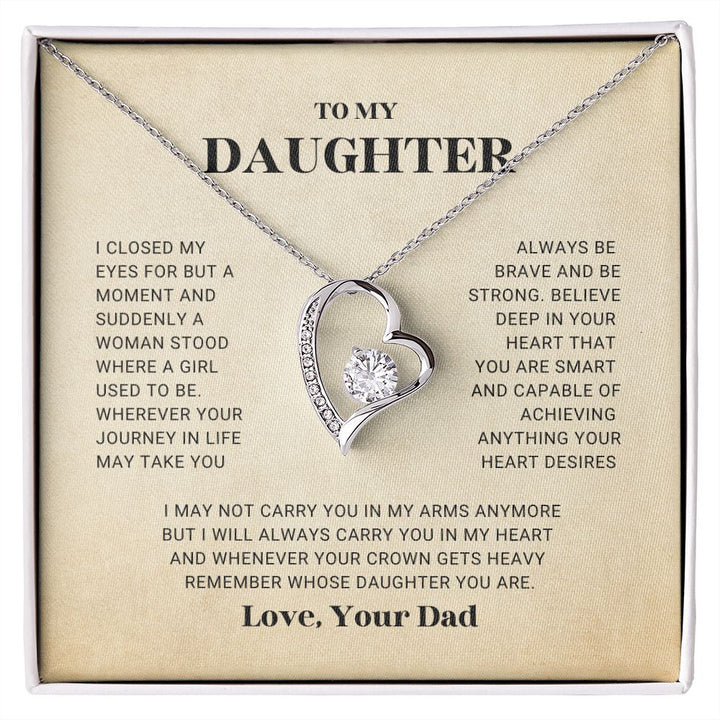 Daughter - Remember - Forever Love Necklace