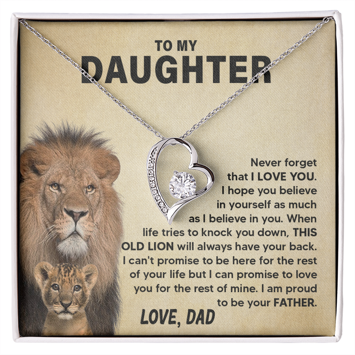 Daughter - Proud of You - Forever Love Necklace