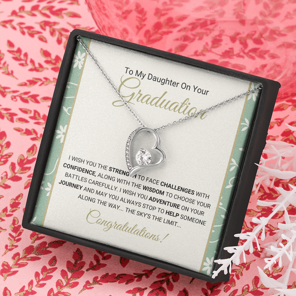 Daughter - Graduation - Forever Love Necklace Gift