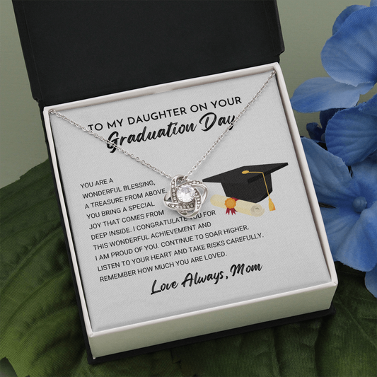 Daughter - Graduation Day - Love Knot Necklace