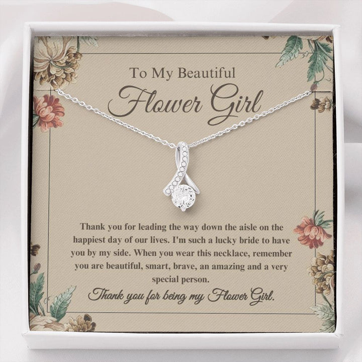 Flower Girl - Thank You - Alluring Beauty Necklace