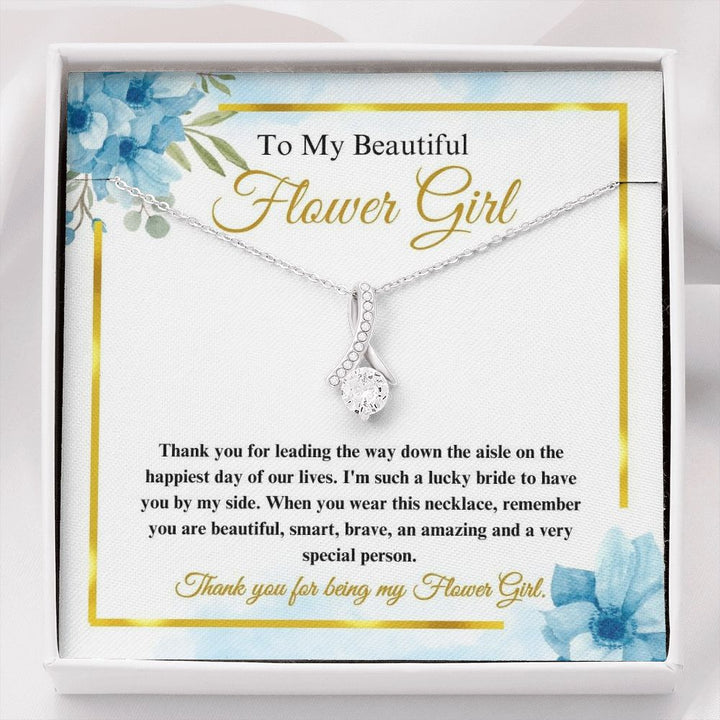 Flower Girl - Thank You - Alluring Beauty Necklace