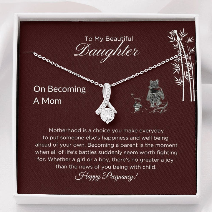 Daughter - Happy Pregnancy - Alluring Beauty Necklace