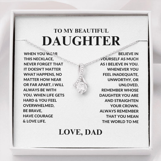 Daughter - Always Remember - Alluring Beauty Necklace