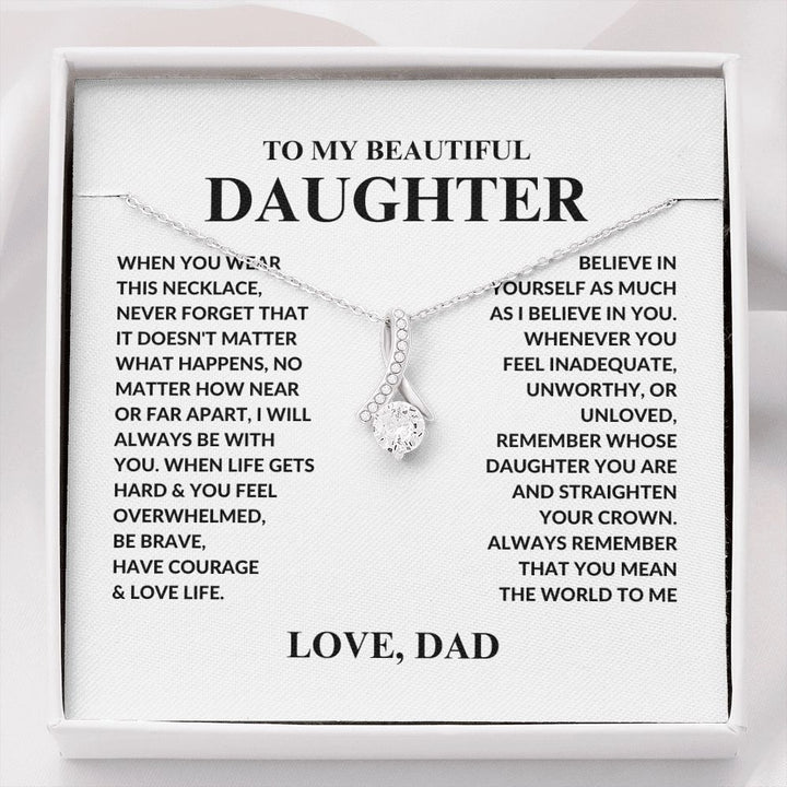 Daughter - Always Remember - Alluring Beauty Necklace