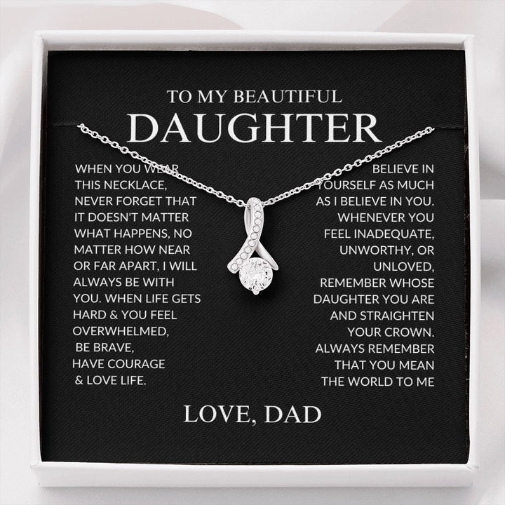 Daughter - Always Remember - Alluring Beauty Necklace