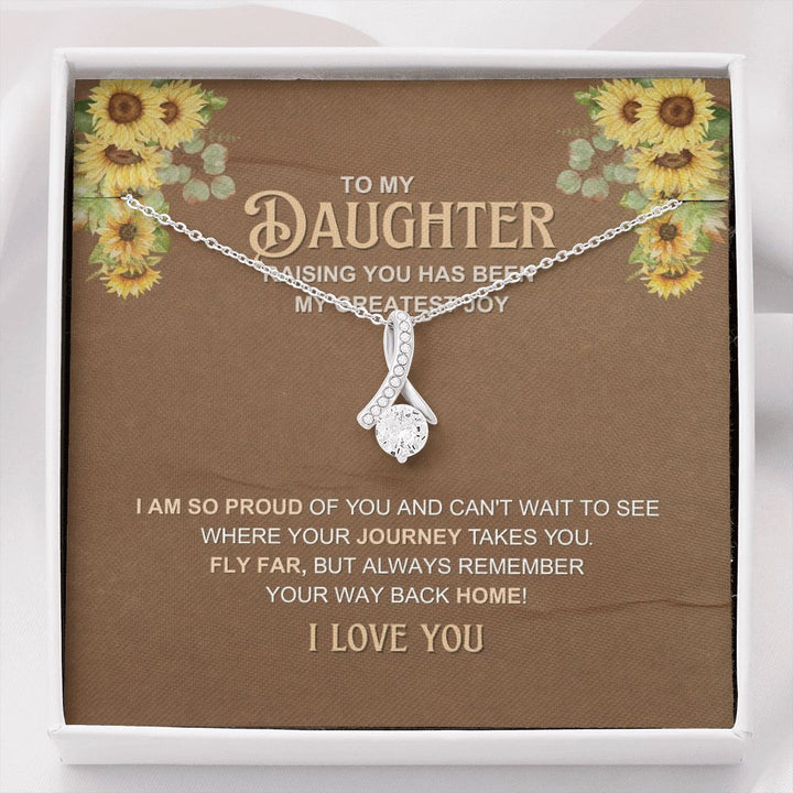 To My Daughter - My Greatest Joy - Alluring Beauty Necklace