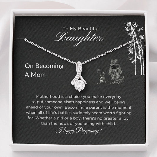 Daughter - Happy Pregnancy - Alluring Beauty Necklace