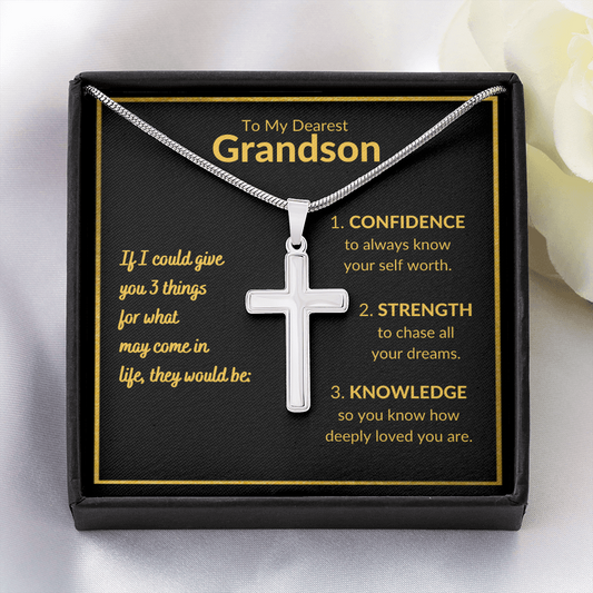 Grandson - Artisan Cross Necklace